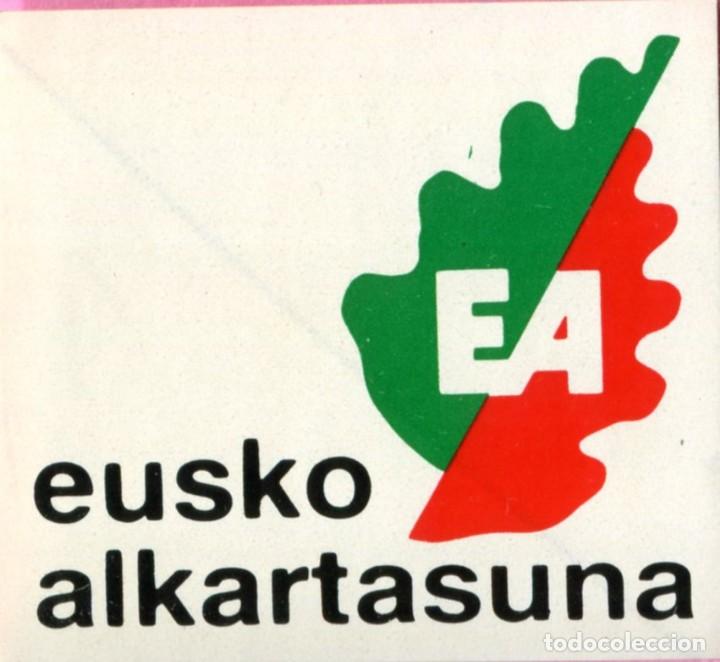 Pegatinas de colecci&oacute;n: PEGATINA POLITICA VASCA EA EUSKO ALKARTASUNA