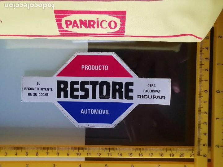 Pegatinas de colecci&oacute;n: CROMO PEGATINA SIN PEGAR PROMOSTAFF - MARCAS - RESTORE AUTOM&Oacute;VIL RIGUPAR