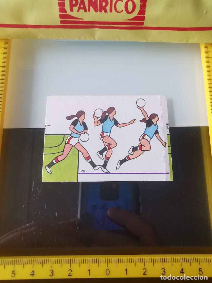 Pegatinas de colecci&oacute;n: CROMO PEGATINA SIN PEGAR PROMOSTAFF - DEPORTES - BALONMANO REGLAMENTO