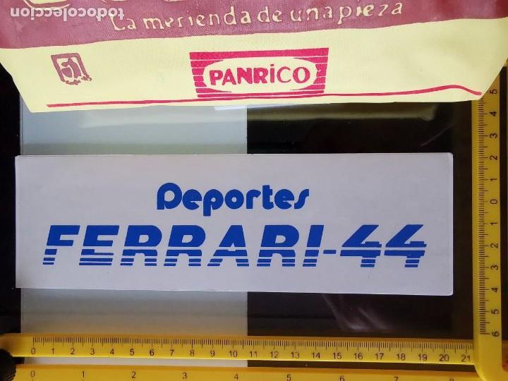 Pegatinas de colecci&oacute;n: CROMO PEGATINA SIN PEGAR PROMOSTAFF - MARCAS - DEPORTES FERRARI 44