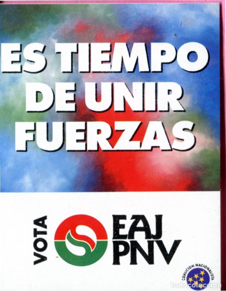 Pegatinas de colecci&oacute;n: PEGATINA POLITICA ES TIEMPO DE UNIR FUERZAS VOTA EAJ PNV