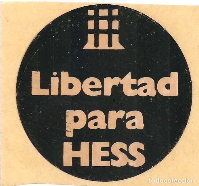 Pegatinas de colecci&oacute;n: PEGATINA ADHESIVO CEDADE - LIBERTAD PARA HESS