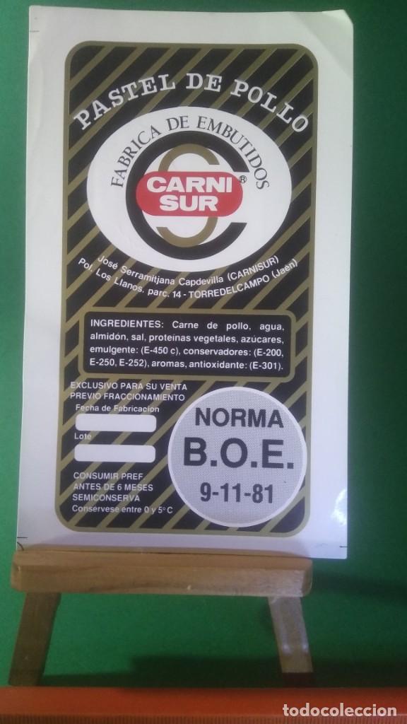 Pegatinas de colecci&oacute;n: PEGATINA CARNISUR - Foto 1