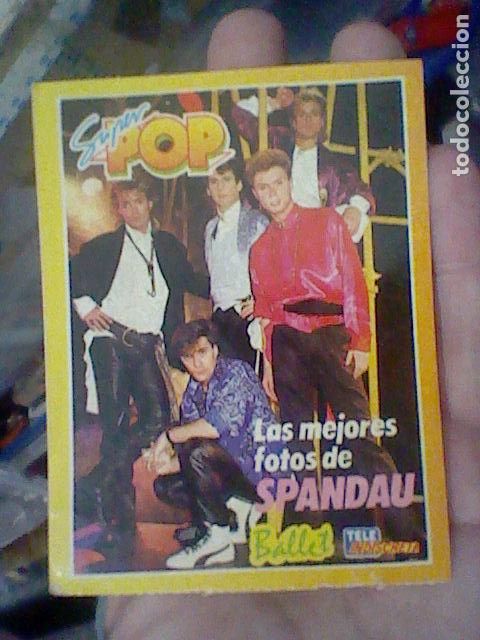 Pegatinas de colecci&oacute;n: SPANDAU BALLET SUPER POP  TELE INDISCRETA PEGATINA SIN PEGAR NUNCA 12 X 7 CMS