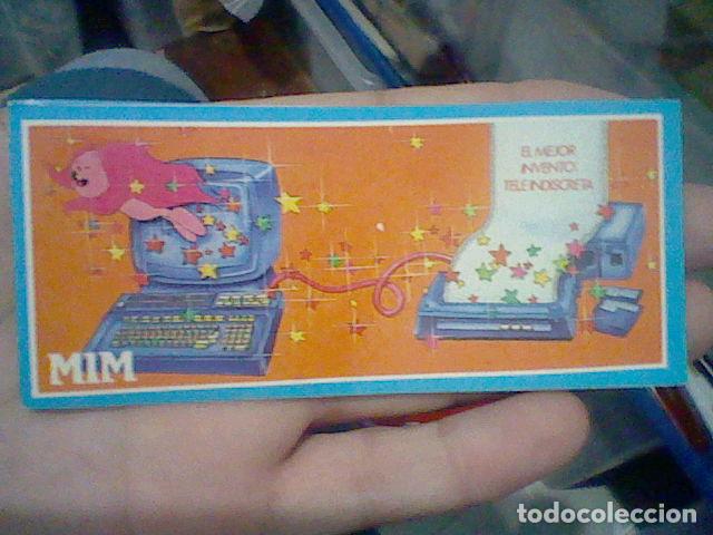 Pegatinas de colecci&oacute;n: MIM LOS SABIOS TELE INDISCRETA PEGATINA SIN PEGAR NUNCA 12 X 5,5 CMS