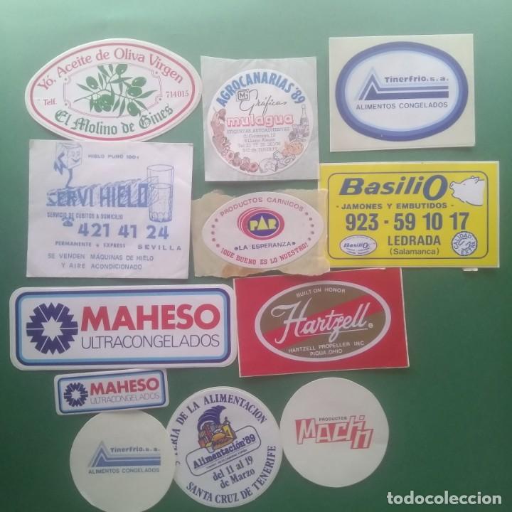 Pegatinas de colecci&oacute;n: 12 PEGATINAS ALIMENTACION