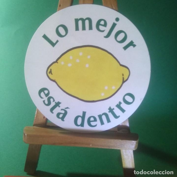 Pegatinas de colecci&oacute;n: PEGATINA  LO MEJOR ESTA ADENTRO