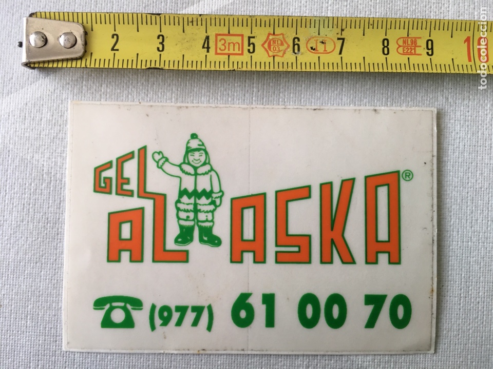 Pegatinas de colecci&oacute;n: Pegatina Hielo Alaska Tarragona