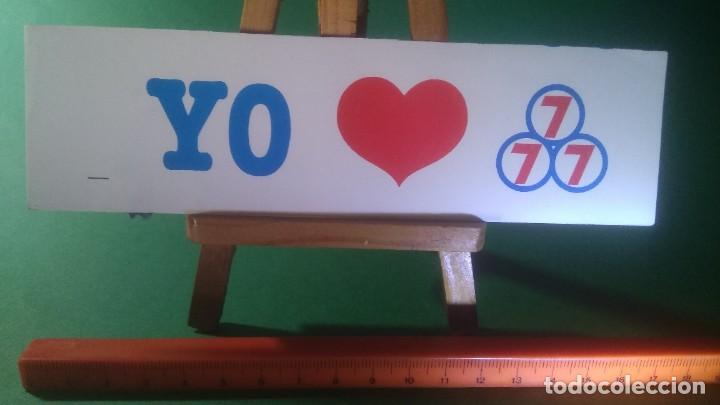 Pegatinas de colecci&oacute;n: PEGATINA YO AMO 777 - Foto 1