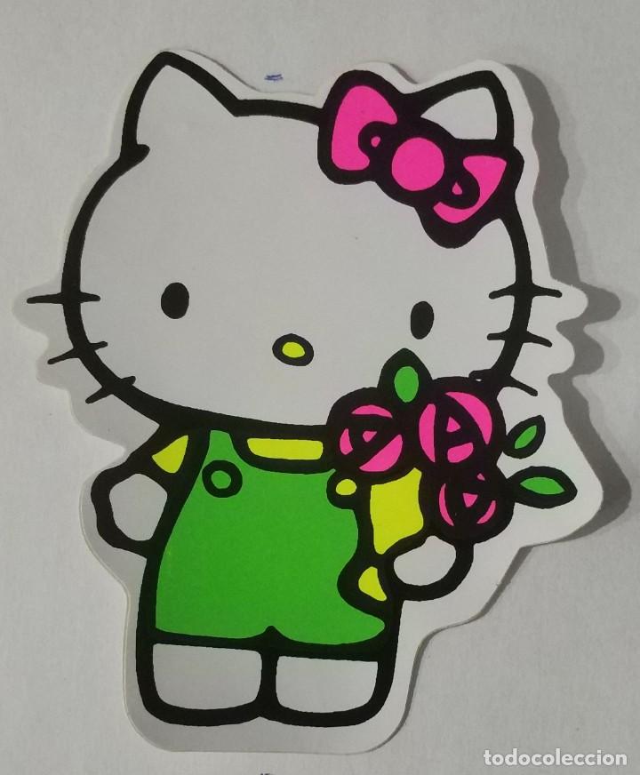 Pegatinas de colecci&oacute;n: ANTIGUA PEGATINA HELLO KITTY , SIN PEGAR 11 CMS A&Ntilde;OS 80