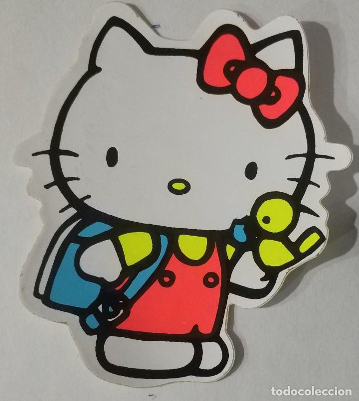 Pegatinas de colecci&oacute;n: ANTIGUA PEGATINA HELLO KITTY , SIN PEGAR 11 CMS A&Ntilde;OS 80