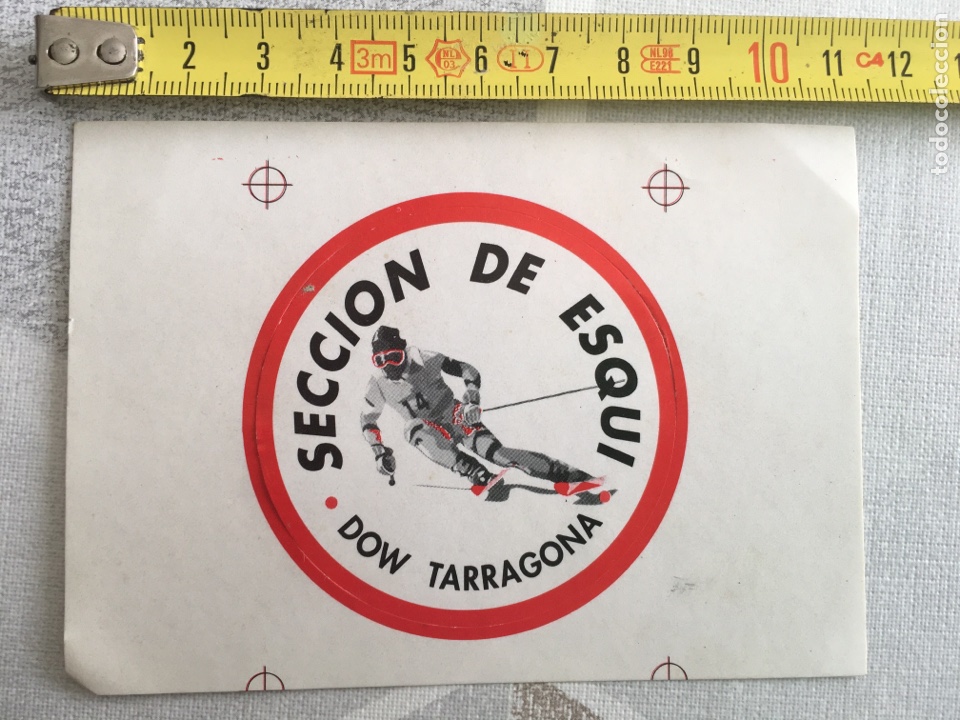 Pegatinas de colecci&oacute;n: Pegatina Deportes Secci&oacute;n de Esqu&iacute; DOW Tarragona