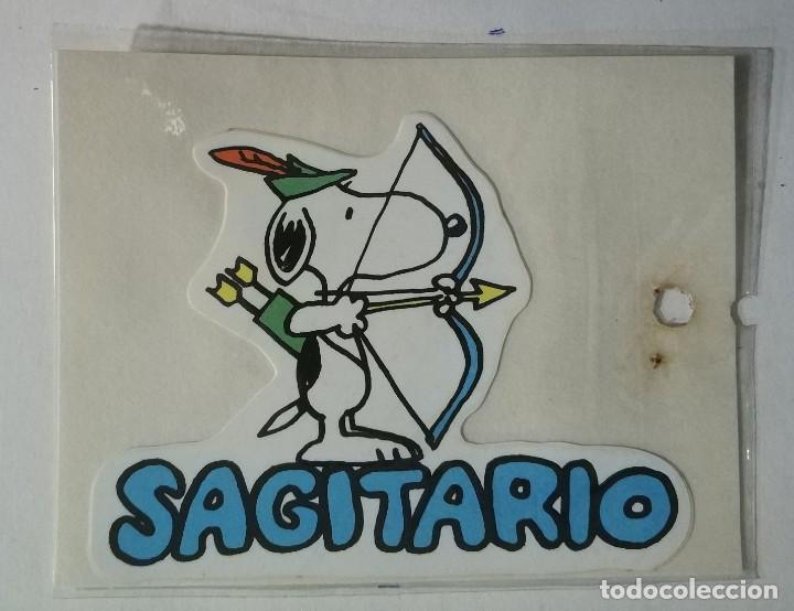 Pegatinas de colecci&oacute;n: ANTIGUA PEGATINA SNOOPY HOROSCOPO SAGITARIO, SIN PEGAR 11 CMS A&Ntilde;OS 80