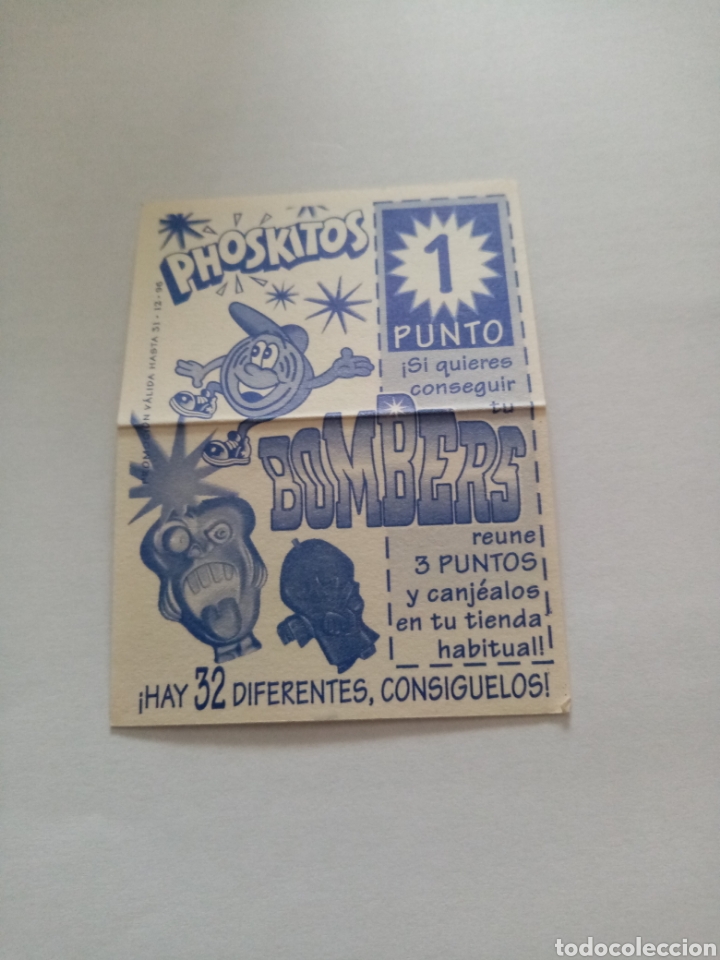 Pegatinas de colecci&oacute;n: Pegatina cromo Phoskitos bombers - Foto 2