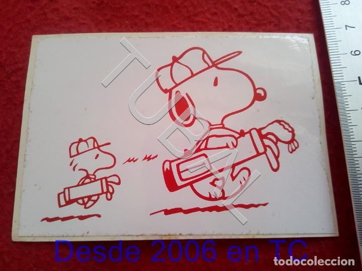Pegatinas de colecci&oacute;n: TUBAL SNOOPY PEGATINA PG3