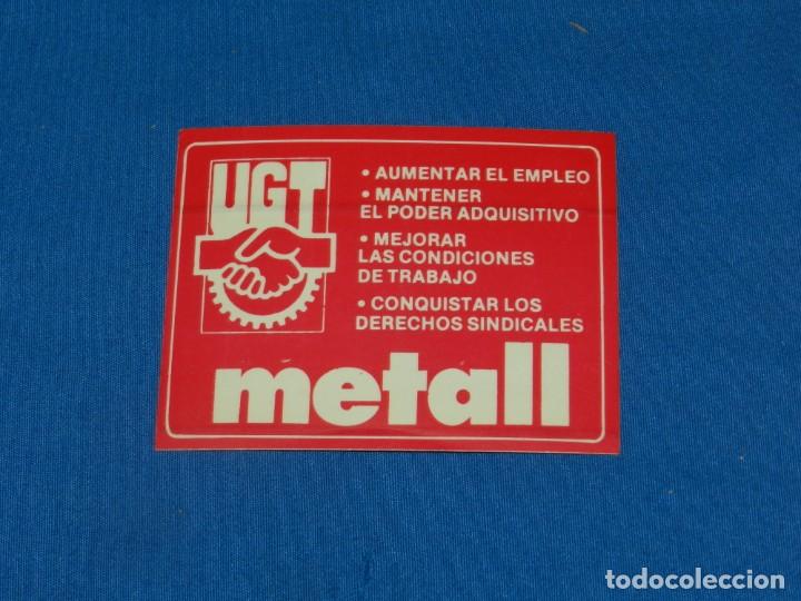 Pegatinas de colecci&oacute;n: (P41) PEGATINA POL&Iacute;TICA - UGT METALL