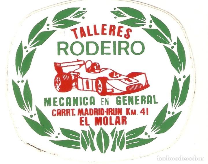 Pegatinas de colecci&oacute;n: PEGATINA TALLERES RODEIRO - EL MOLAR