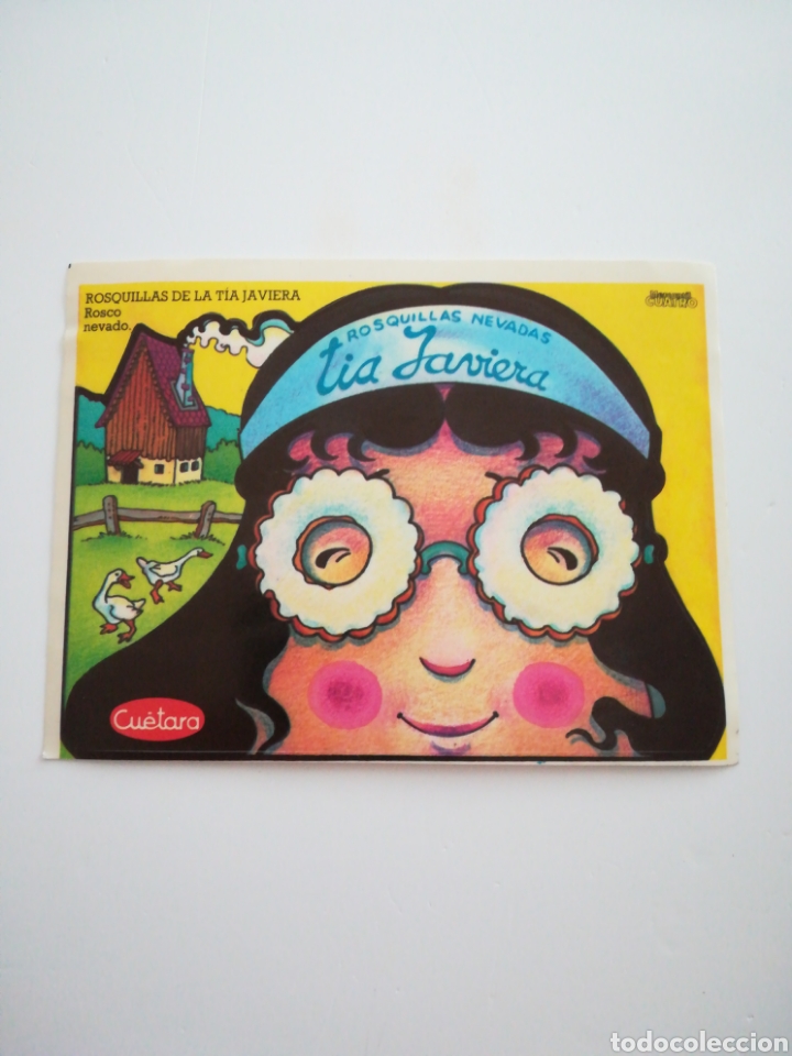Sammlung von Aufklebern: Pegatina Cu&eacute;tara rosquillas de la t&iacute;a Javier a. Tama&ntilde;o 120x90mm