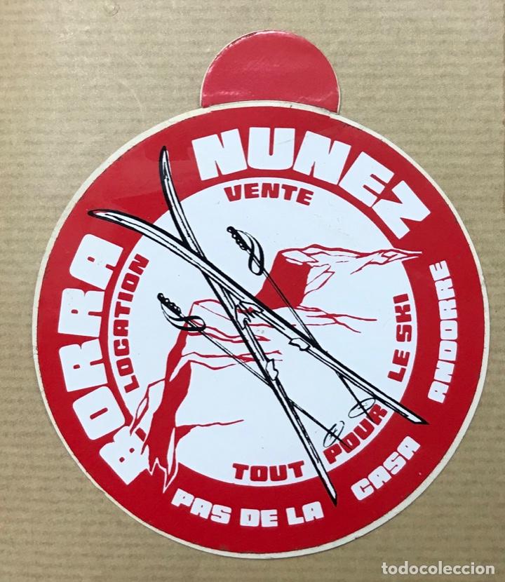 Pegatinas de colecci&oacute;n: Pegatina Bora Nunez - Ski - Pas de la Casa - Andorra