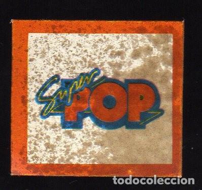Pegatinas de colecci&oacute;n: ANTIGUA PEGATINA DE LA REVISTA SUPER POP (NO TIENE PEGA) - MEDIDAS APROXIMADAS: 3 X 2,5 CM. -