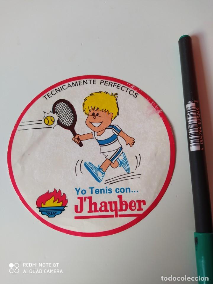 Pegatinas de colecci&oacute;n: PEGATINA Tenis J'HAYBER