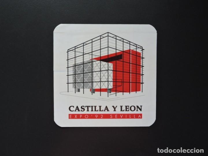 Pegatinas de colecci&oacute;n: PEGATINA EXPO'92 SEVILLA - PABELL&Oacute;N CASTILLA Y LE&Oacute;N