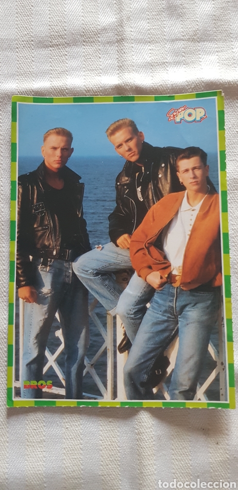 Pegatinas de colecci&oacute;n: Pegatina s&uacute;per pop, grupo BROS