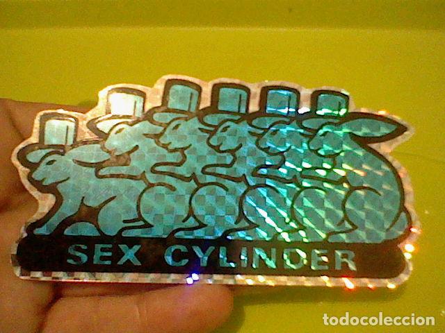 Sex Cyinder Holograma Adhesivo Pegatina Sin Peg Comprar Pegatinas