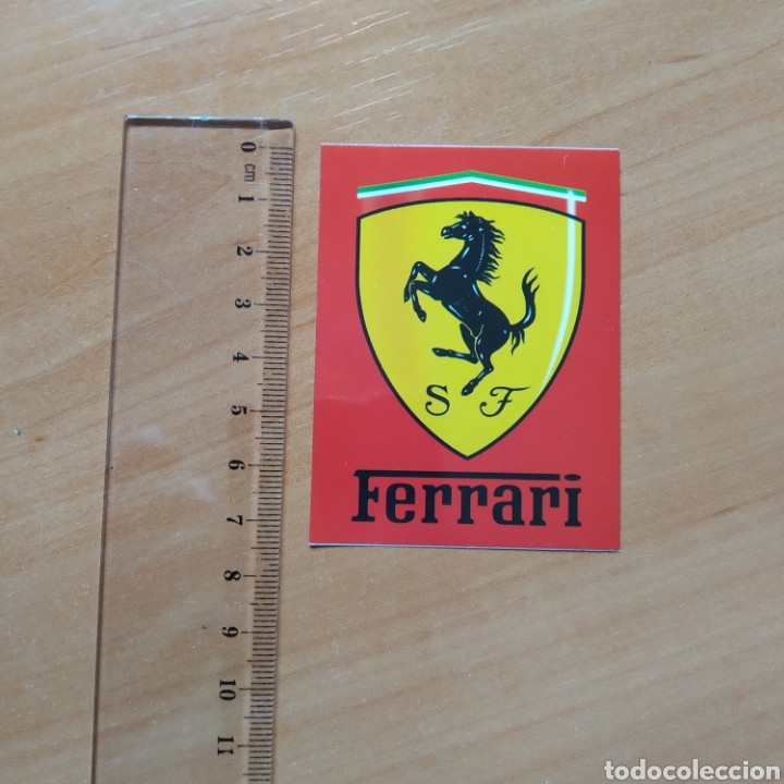 Pegatinas de colecci&oacute;n: PEGATINA - FERRARI (LA DE LA FOTO)