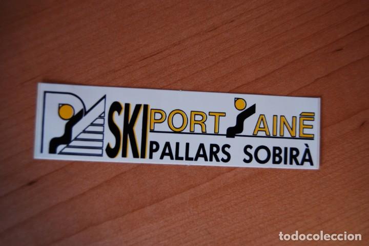 Pegatinas de colecci&oacute;n: Adhesivo pegatina SKI Port Ain&eacute;