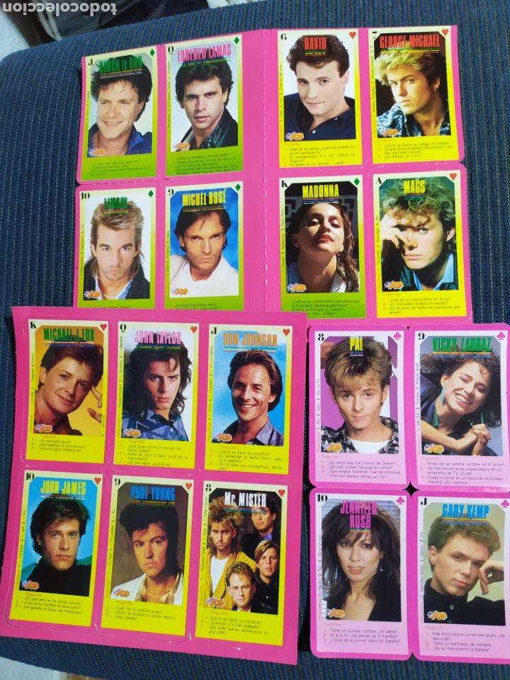 Pegatinas de colecci&oacute;n: lote de cartas poker super pop