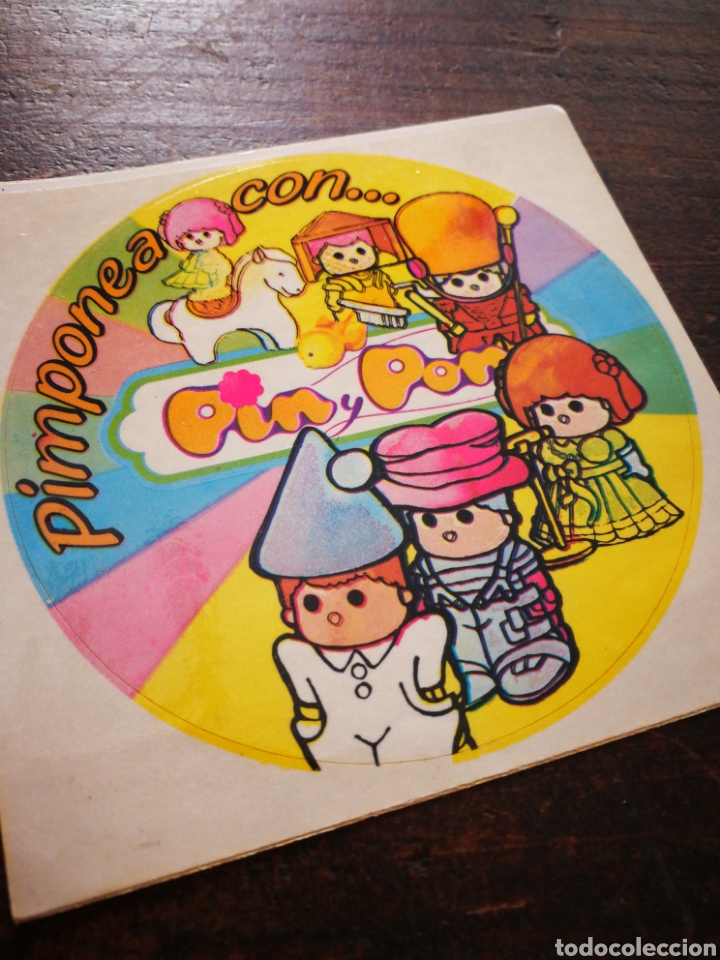 Pegatinas de colecci&oacute;n: PEGATINA STICKER PIN Y PON, (PIMPONEA CON... PIN Y PON)- JUGUETES, ORIGINAL A&Ntilde;OS 80's.9'5CM.