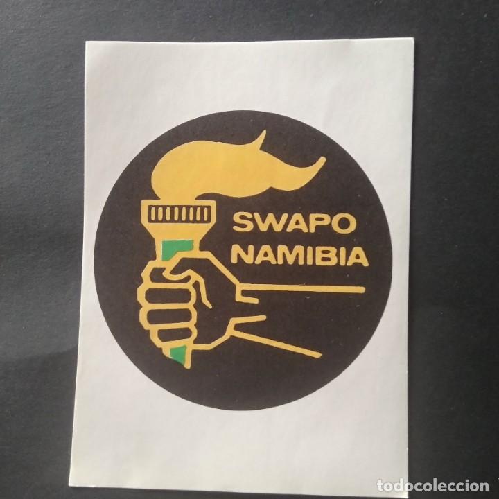 Pegatinas de colecci&oacute;n: PEGATINA POLITICA SWAPO NAMIBIA (POR LA INDEPENDENCIA DE NAMIBIA