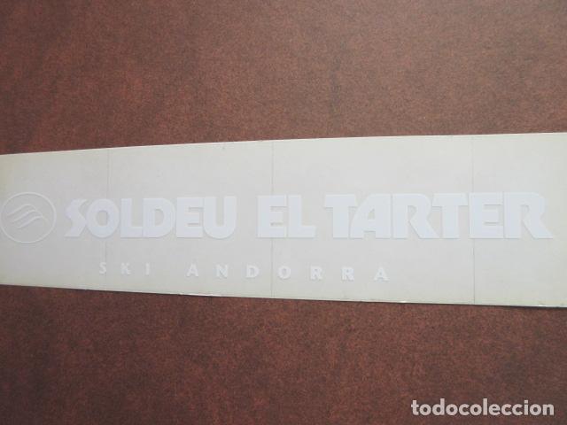 Pegatinas de colecci&oacute;n: ANTIGUA PEGATINA ADHESICO NUEVA ESQUI SOLDEU EL TARTER ANDORRA - VALLTER 2000 MOLINA NURIA