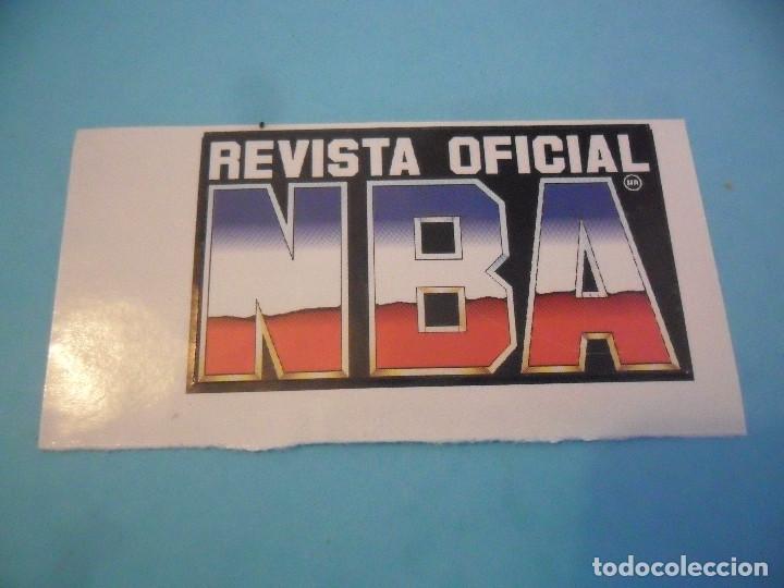 Pegatinas de colecci&oacute;n: NBA REVISTA OFICIAL PEGATINA NUEVA SIN PEGAR