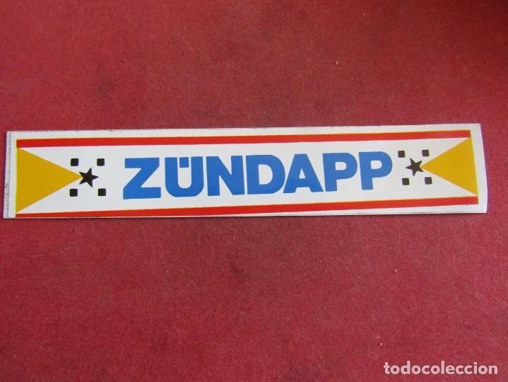 Pegatinas de colecci&oacute;n: Pegatina Zundapp 34 m/m X 169 m/m