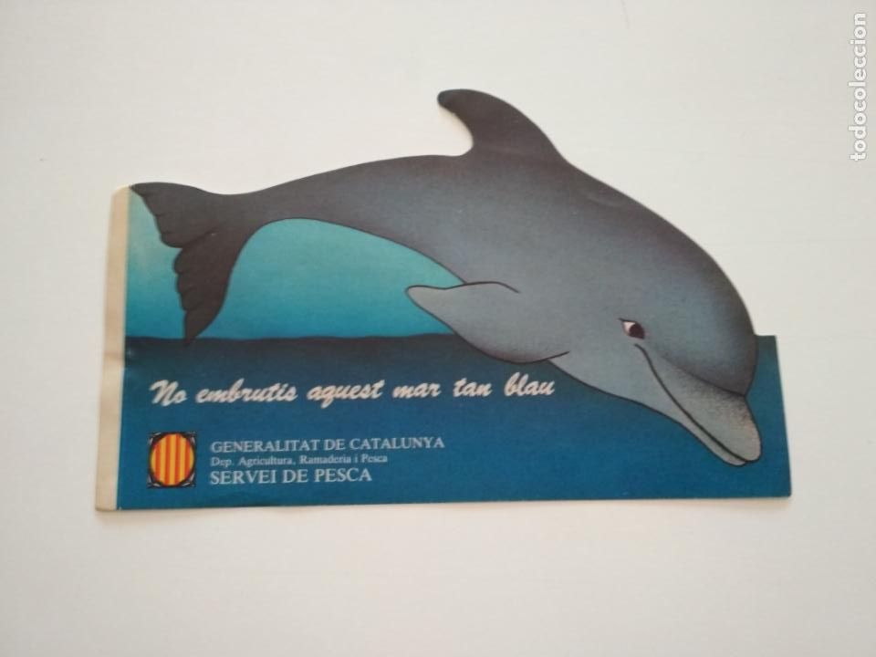 Pegatinas de colecci&oacute;n: PEGATINA PUBLICITARIA GENERALITAT NO EMBRUTIS AQUEST MAR TAN BLAU