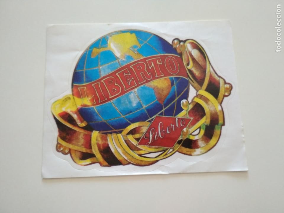 Pegatinas de colecci&oacute;n: PEGATINA PUBLICITARIA LIBERTO