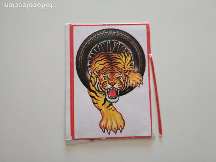 Pegatinas de colecci&oacute;n: PEGATINA PUBLICITARIA DIBUJO TIGRE