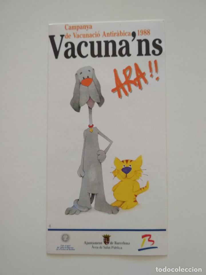 Pegatinas de colecci&oacute;n: PEGATINA PUBLICITARIA VACUNA'NS ARA!! AJUNTAMENT DE BARCELONA