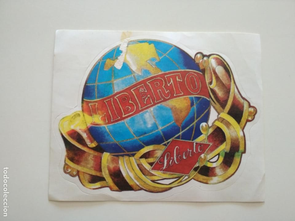 Pegatinas de colecci&oacute;n: PEGATINA PUBLICITARIA LIBERTO