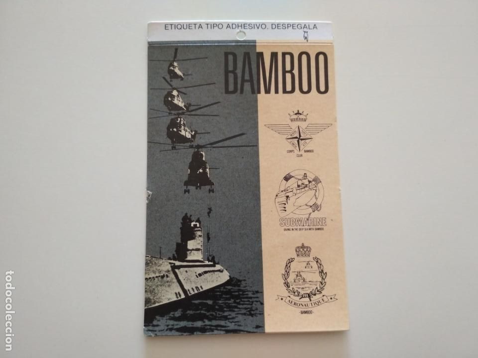 Pegatinas de colecci&oacute;n: PEGATINA PUBLICITARIA BAMBOO