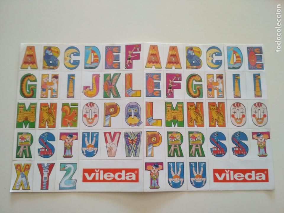Pegatinas de colecci&oacute;n: PEGATINA PUBLICITARIA VILEDA LETRAS