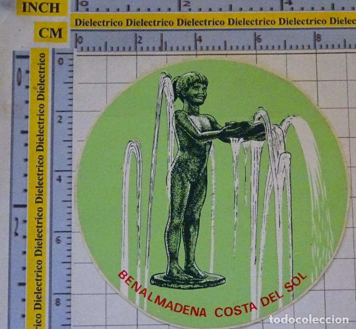 Pegatinas de colecci&oacute;n: PEGATINA DE TURISMO. BENALM&Aacute;DENA, M&Aacute;LAGA. 34