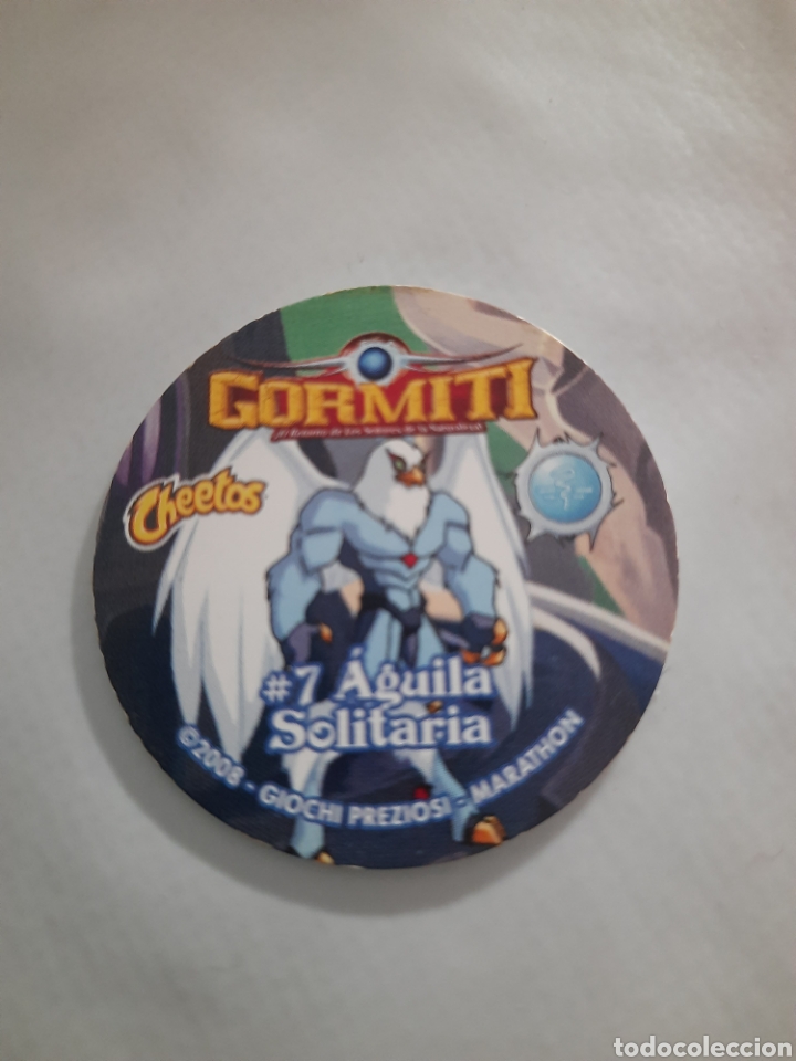 Autocollants de collection: Gormiti tazo con pegatina 2008 Aguila Solitaria