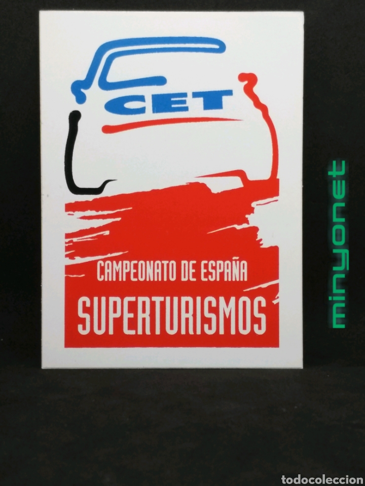Autocolantes de cole&ccedil;&atilde;o: Pegatina CET - Campeonato de Espa&ntilde;a Superturismos. A&ntilde;os 90
