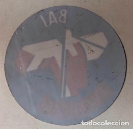 Pegatinas de colecci&oacute;n: BAI EUSKARARI. PEGATINA POL&Iacute;TICA VASCA DE FINALES DE LOS A&Ntilde;OS 70. PARA CRISTAL.