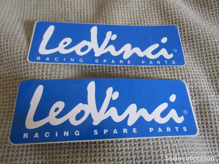 Autocollants de collection: Par de Pegatinas Leovinci Racing Spare Parts