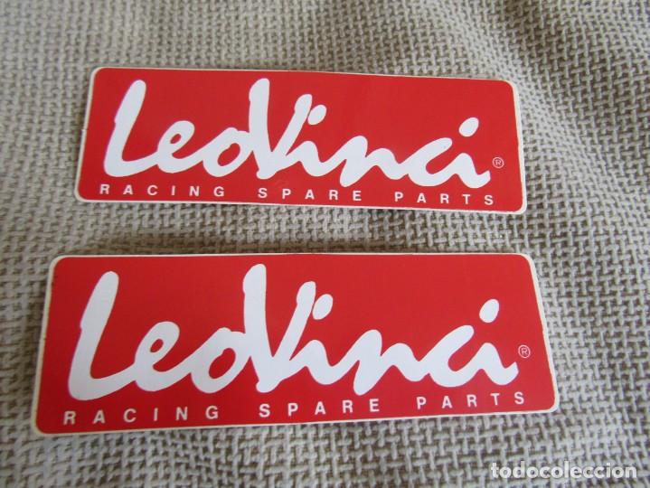 Autocollants de collection: Par de Pegatinas Leovinci Racing Spare Parts