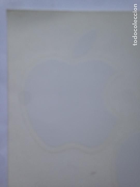 Autocolantes de cole&ccedil;&atilde;o: 2 PEGATINAS LOGO APPLE MAC STICKER MANZANA VINILO